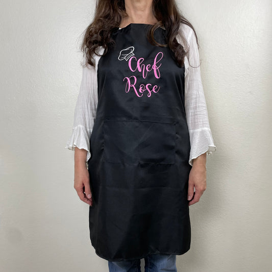 Apron - Personalized with Embroidered Name of Chef