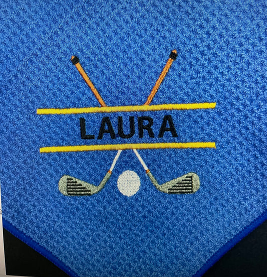 Personalized Golf Towel - With name