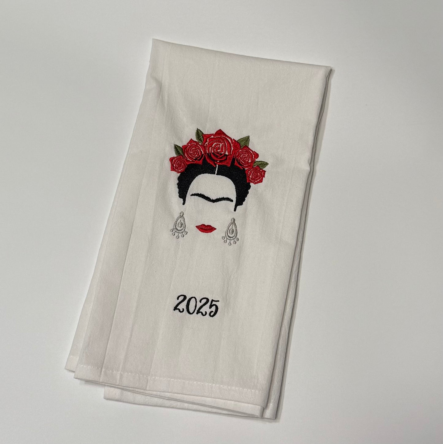 FULLY*** Custom Embroidered Tea Towel