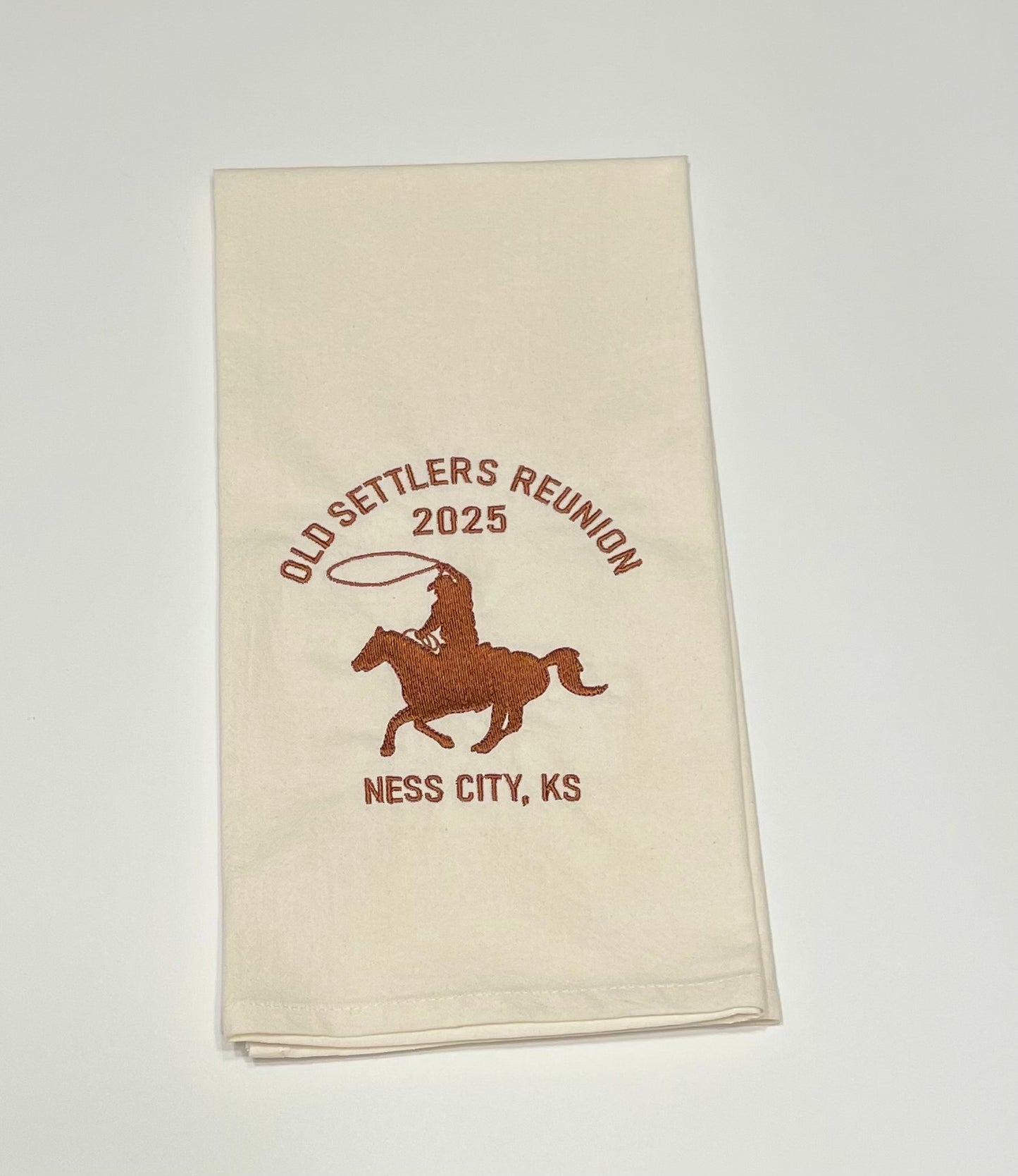 FULLY*** Custom Embroidered Tea Towel