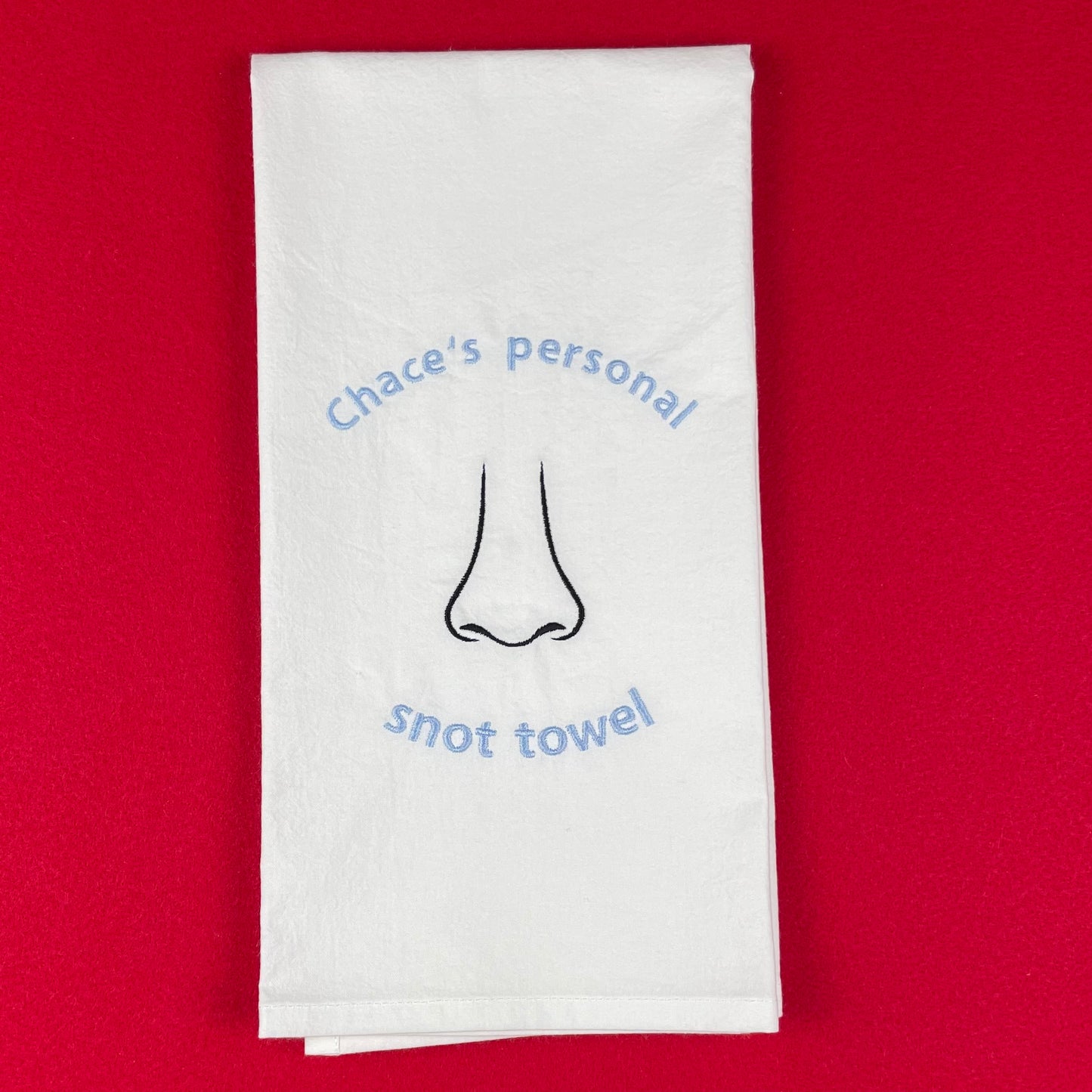 FULLY*** Custom Embroidered Tea Towel