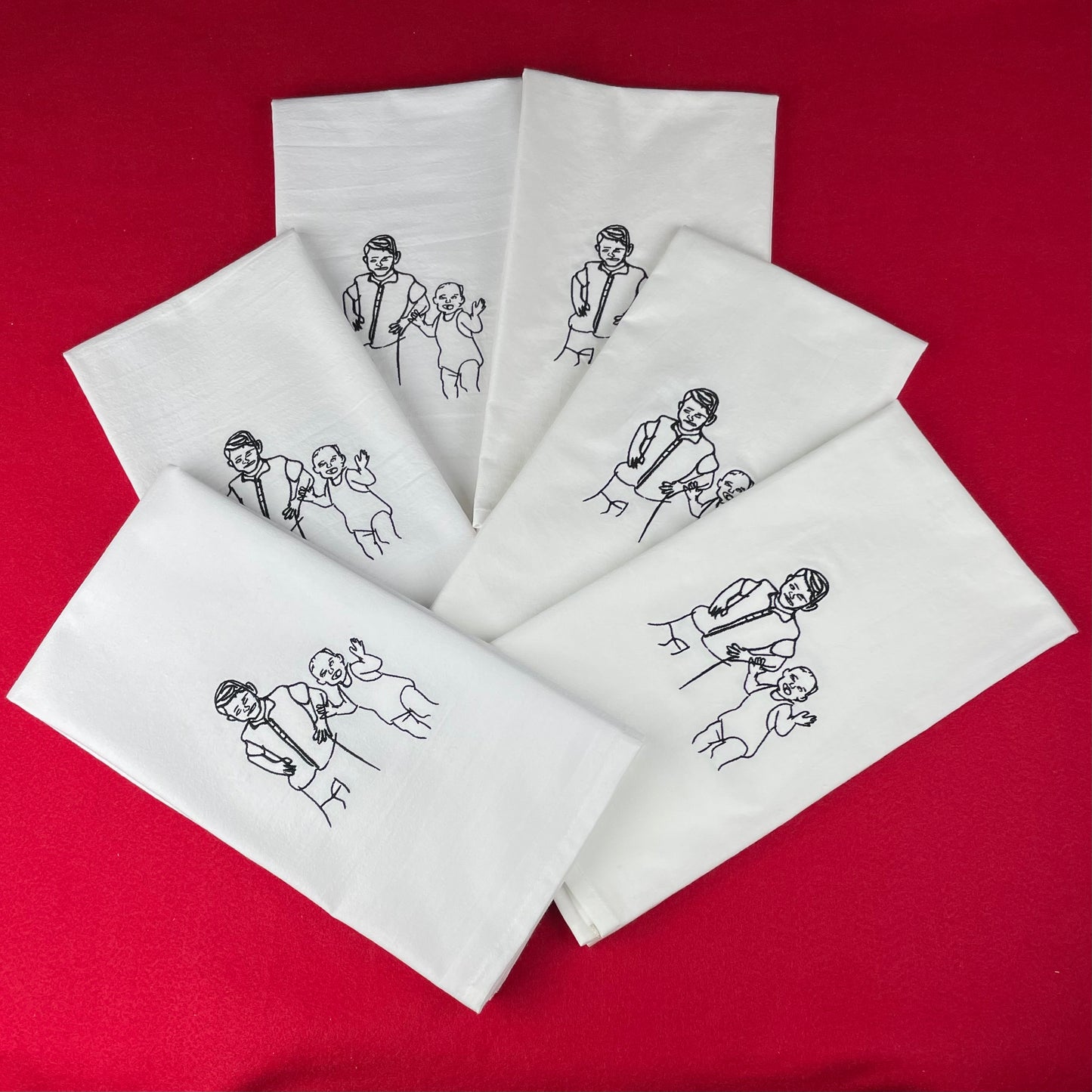 FULLY*** Custom Embroidered Tea Towel