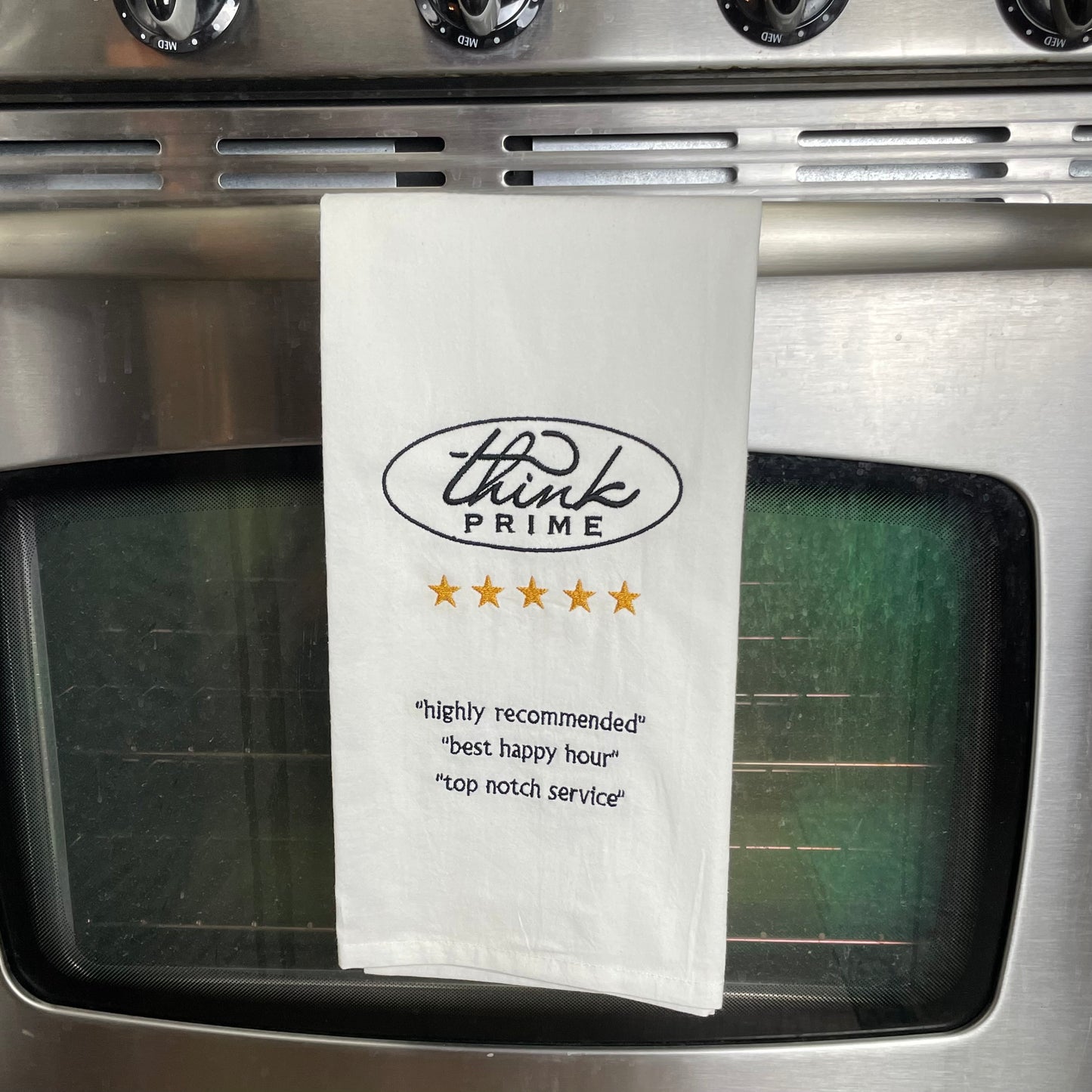 FULLY*** Custom Embroidered Tea Towel